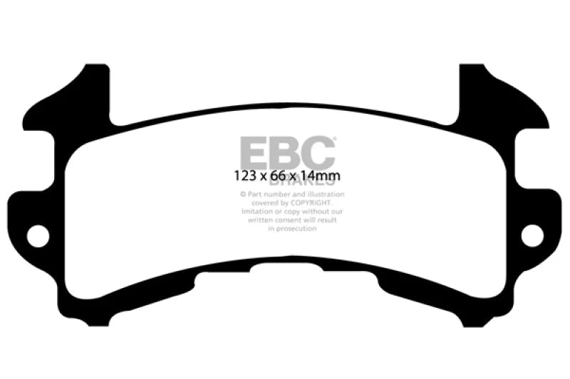 EBC - Rear Yellowstuff Pad PN DP41146R