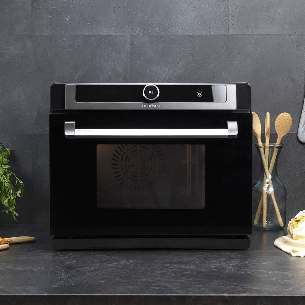 Cecotec Bake&Steam 4000 Combi Gyro steam oven. 3 in 1 oven: steam fusion, convection and oil fryer, capacity 40 liters, 7 functions, power 2400 W