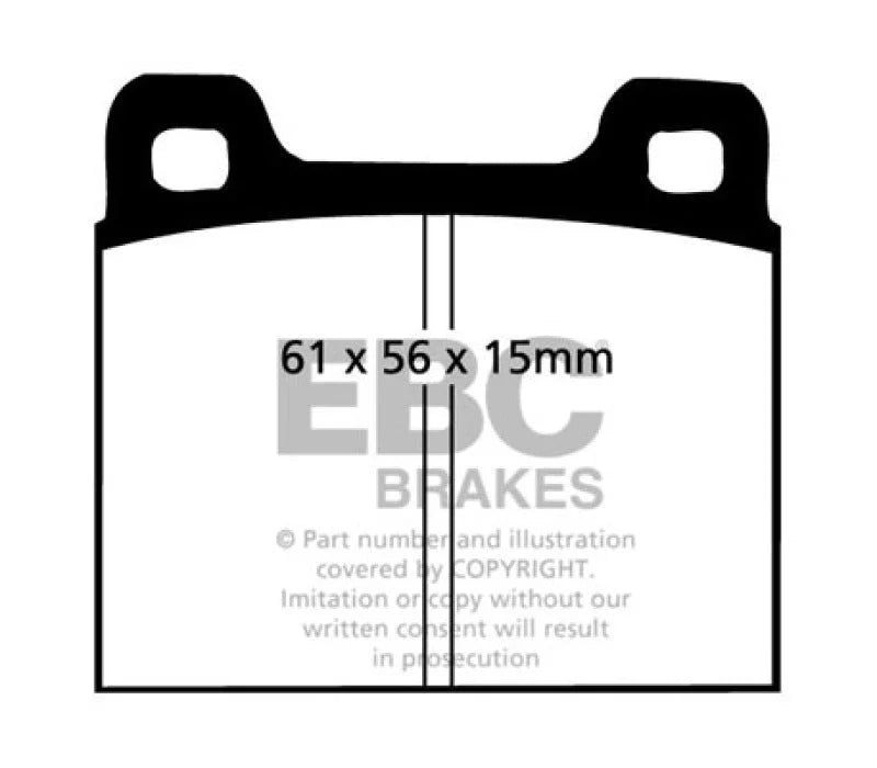 EBC - Front Yellowstuff Pad PN DP4104R