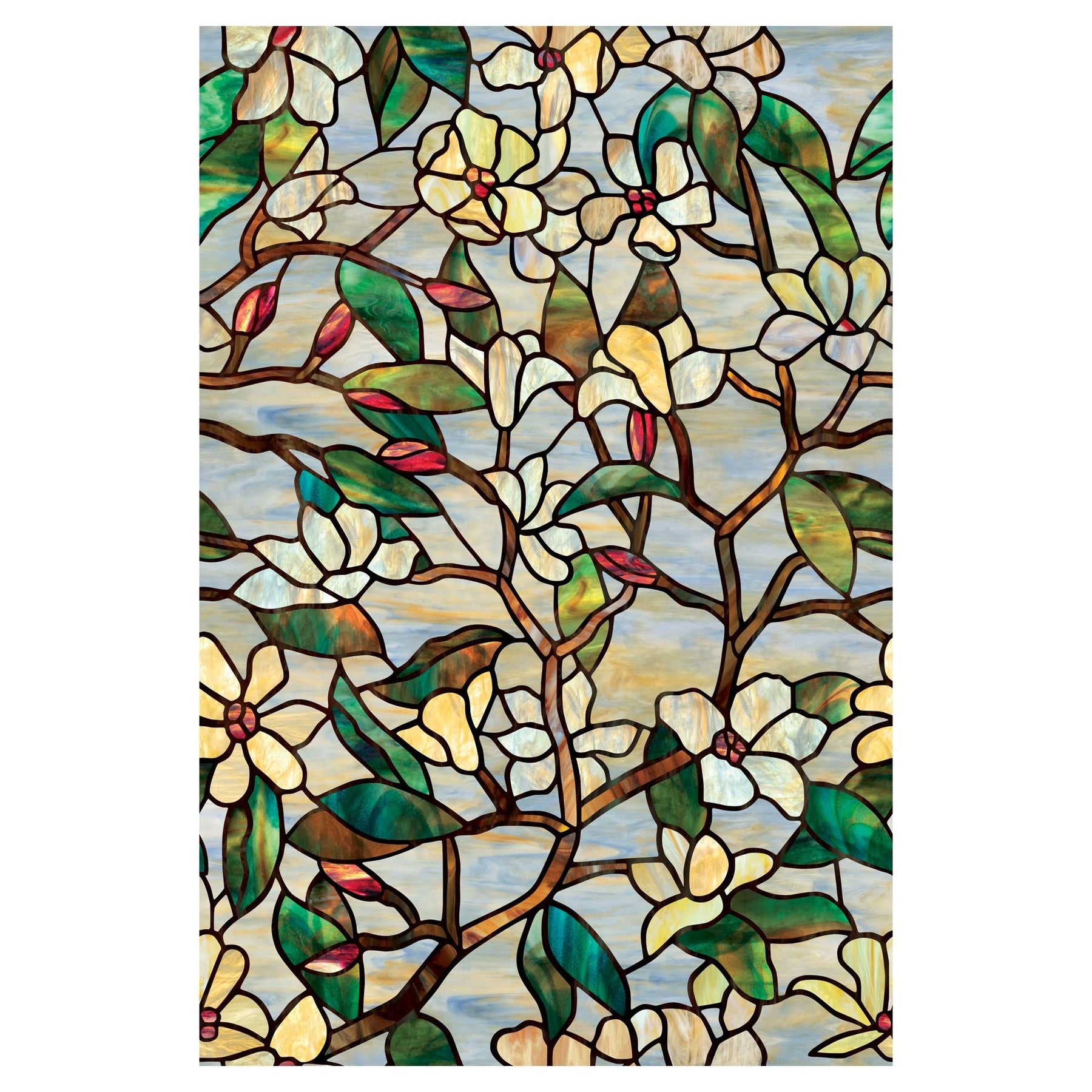 Artscape 01-0142 24" x 36" Summer Magnolia Window Film - Product image 1