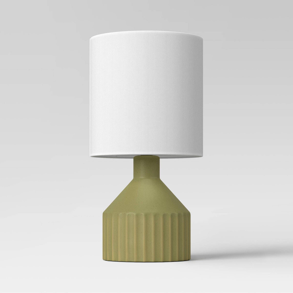 Ribbed Ceramic Mini Table Lamp Green - Threshold - Product image 1