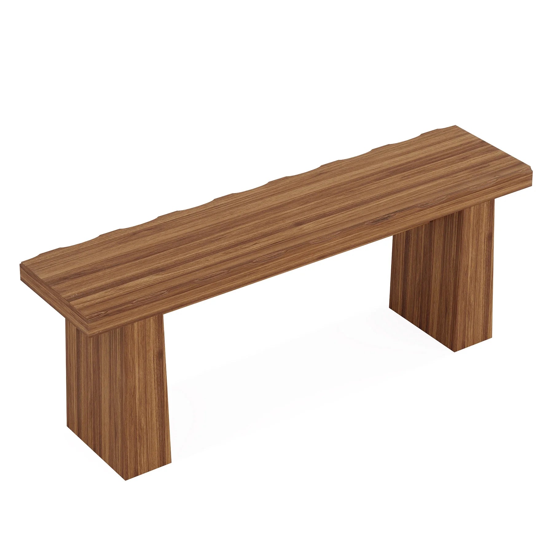 Fnova 48" Wooden Two - Person Backless Entryway Bench with Under - Bench Storage for Outdoor Garden - Product image 11