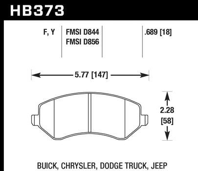 Hawk Performance HB373 Series Brake Pad