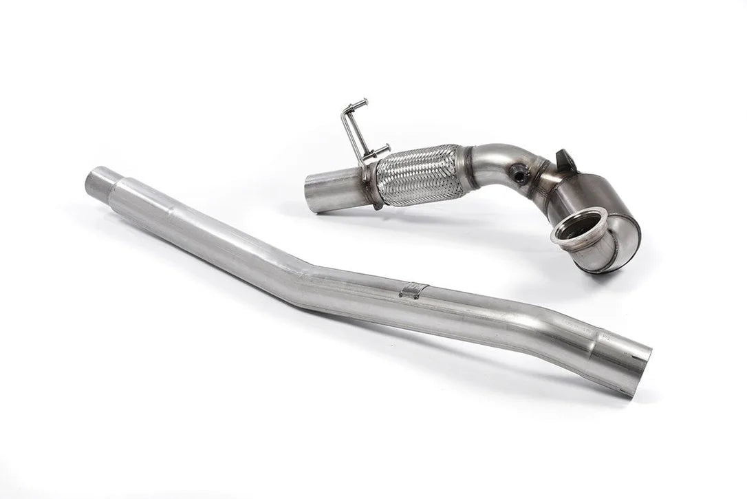 Milltek Downpipe 3" Downpipe with High Flow Catalytic Converter | Volkswagen MK7.5 GTI