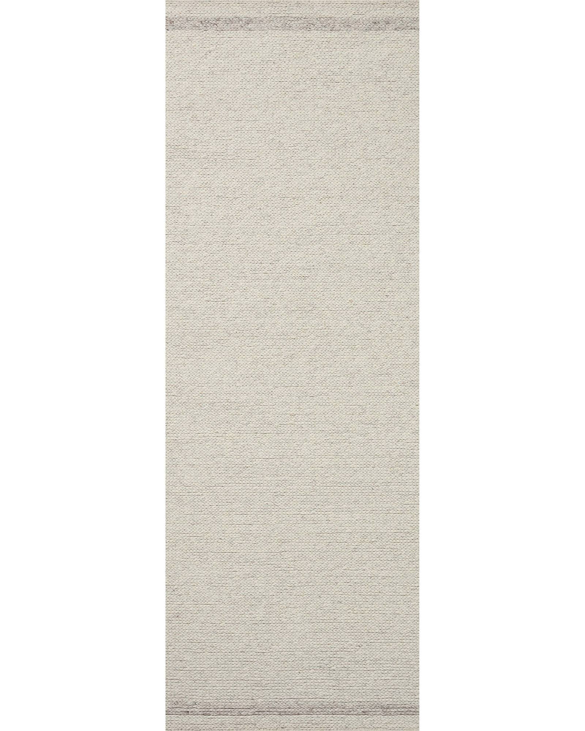 Magnolia Home by Joanna Gaines x Loloi 2'6" 7'6" Mist/Silver Ashby ASH-02 Runner Area Rug - Product image 1