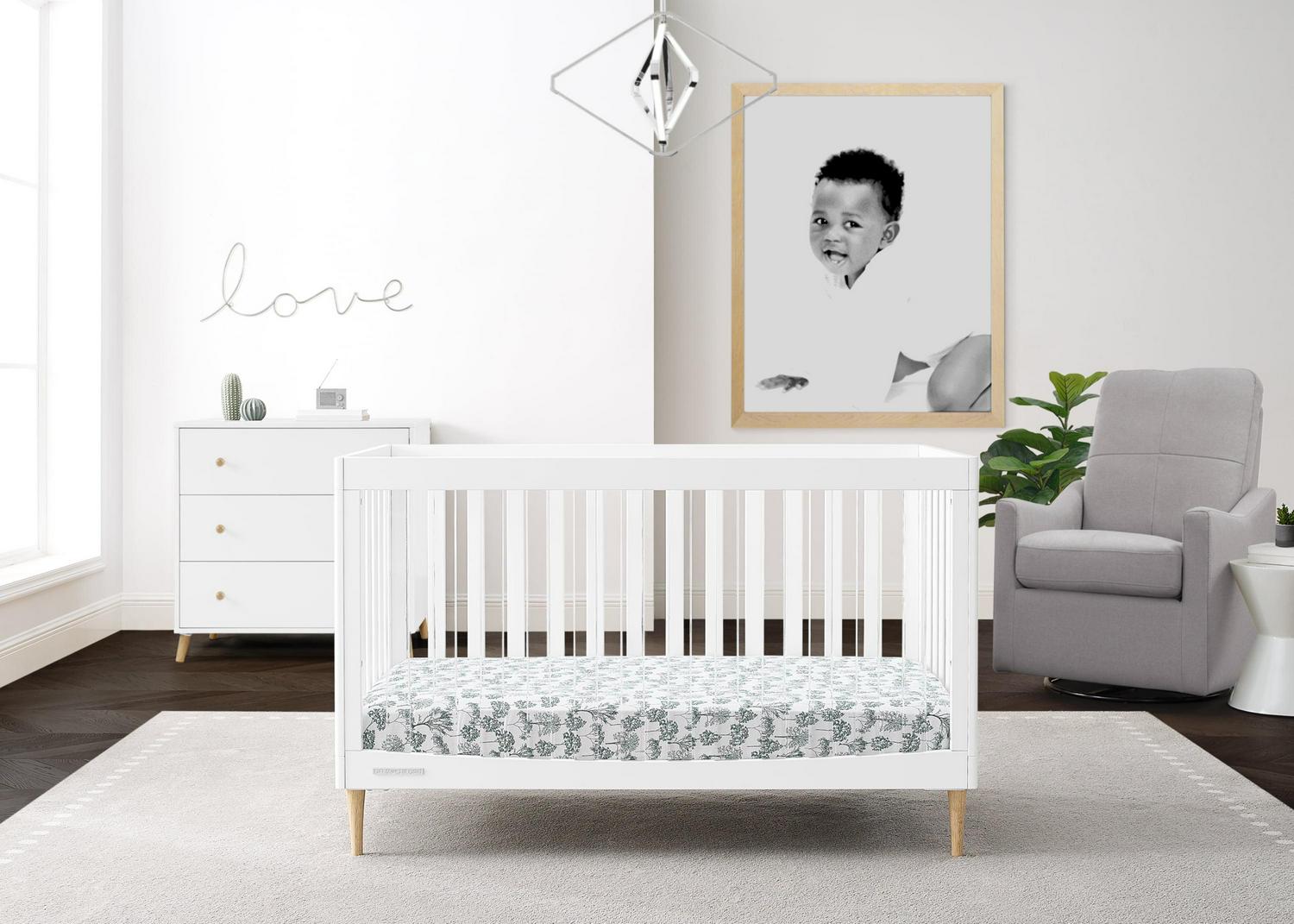 Delta Children Austin Acrylic 4 - in - 1 Convertible Baby Crib - Greenguard Gold Certified - Product image 2