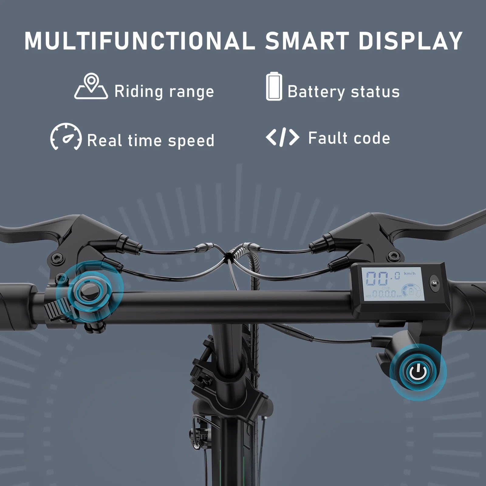 COLORWAY Electric Bike, 500W/10.4ah/36V Removable Battery E Bike, Electric Foldable Pedal Assist E - Product image 4
