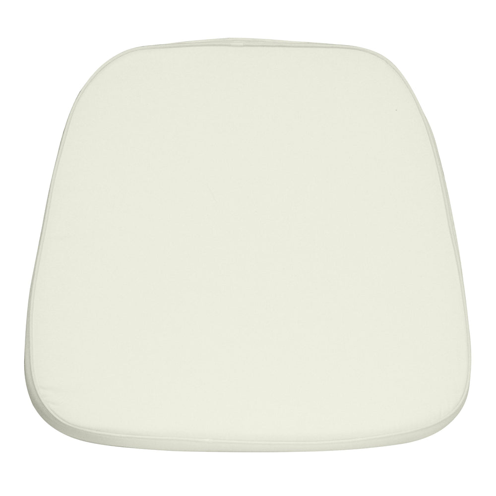 Flash Furniture Soft Ivory Fabric Chiavari Chair Cushion