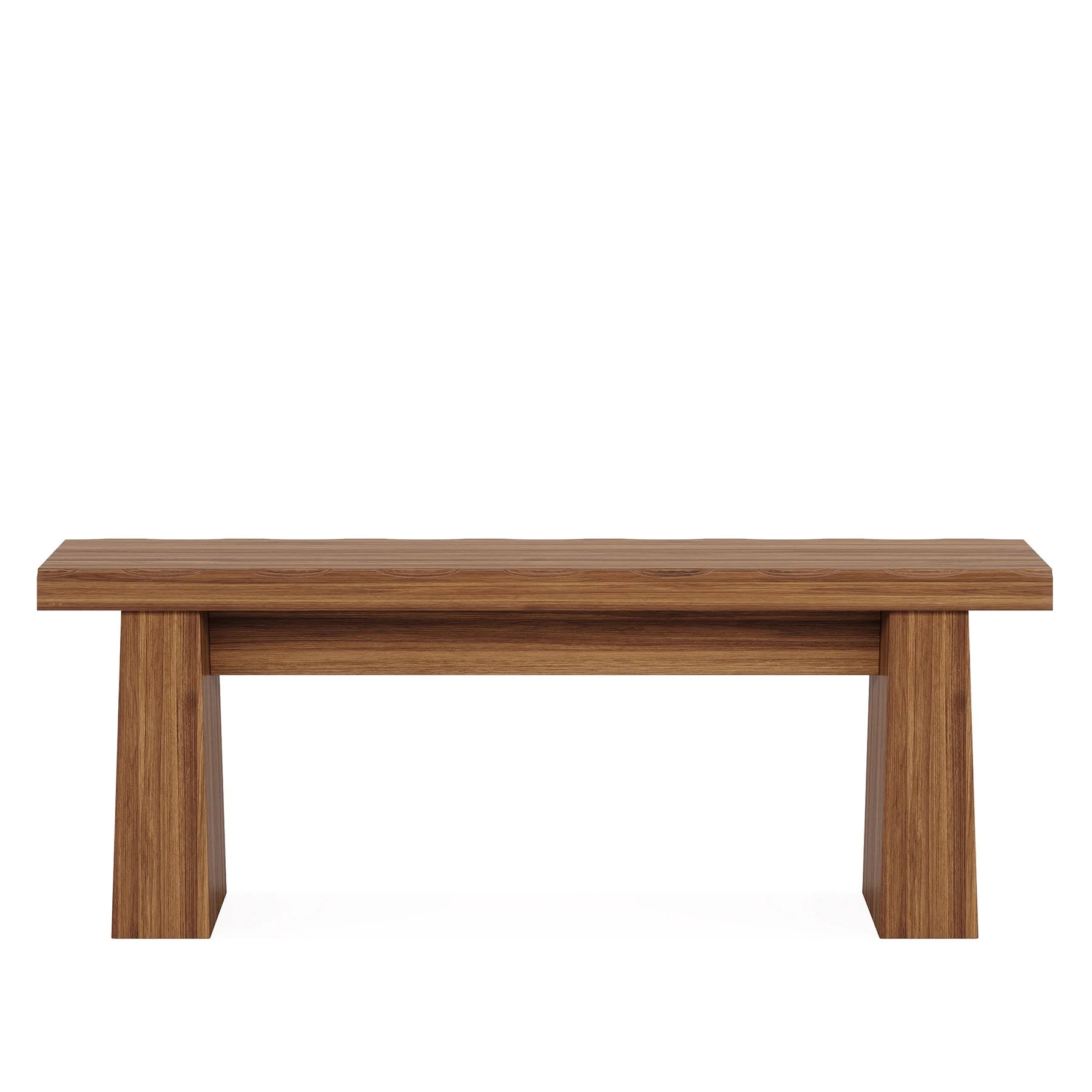 Fnova 48" Wooden Two - Person Backless Entryway Bench with Under - Bench Storage for Outdoor Garden - Product image 13
