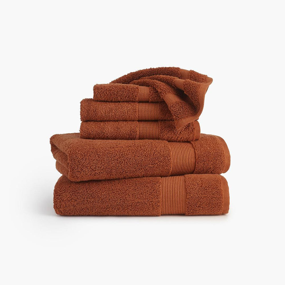 Under The Canopy Classic Organic Towel - Rust, / Bath Sheet Bath Sheet Rust
