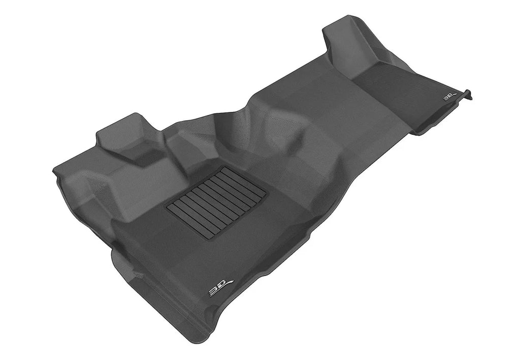 3D MAXpider L1FR06611509 - 2011-2016 Ford F-250/350/450 Regular Cab Kagu 1st Row Floormat - Black