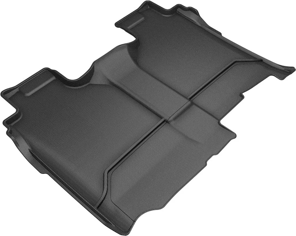 3D MAXpider L1GM02421509 - 2019-2020 GMC/Chevrolet Sierra 1500/Silverado 1500 Kagu 2nd Row Floormats - Black