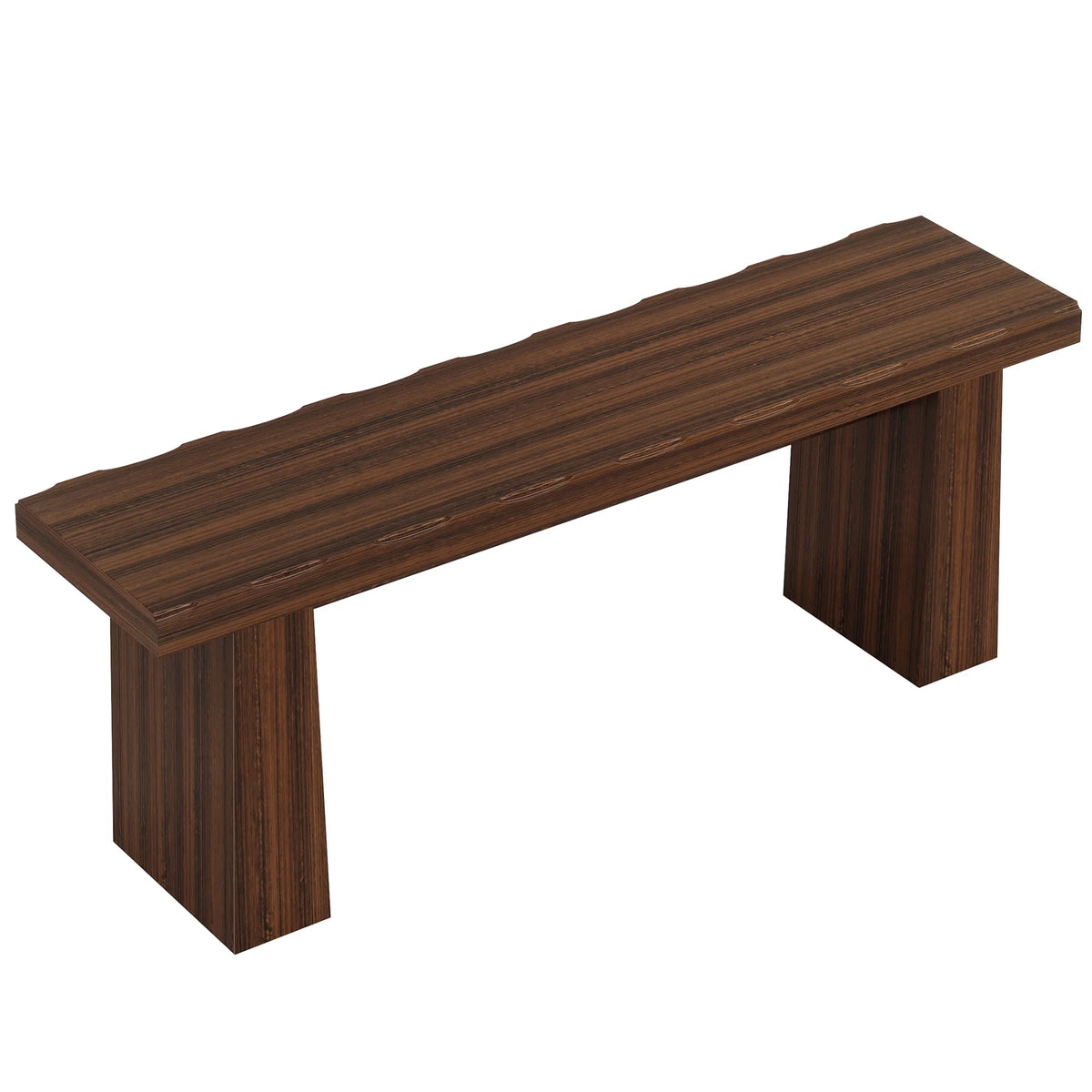 Fnova 48" Wooden Two - Person Backless Entryway Bench with Under - Bench Storage for Outdoor Garden - Product image 36