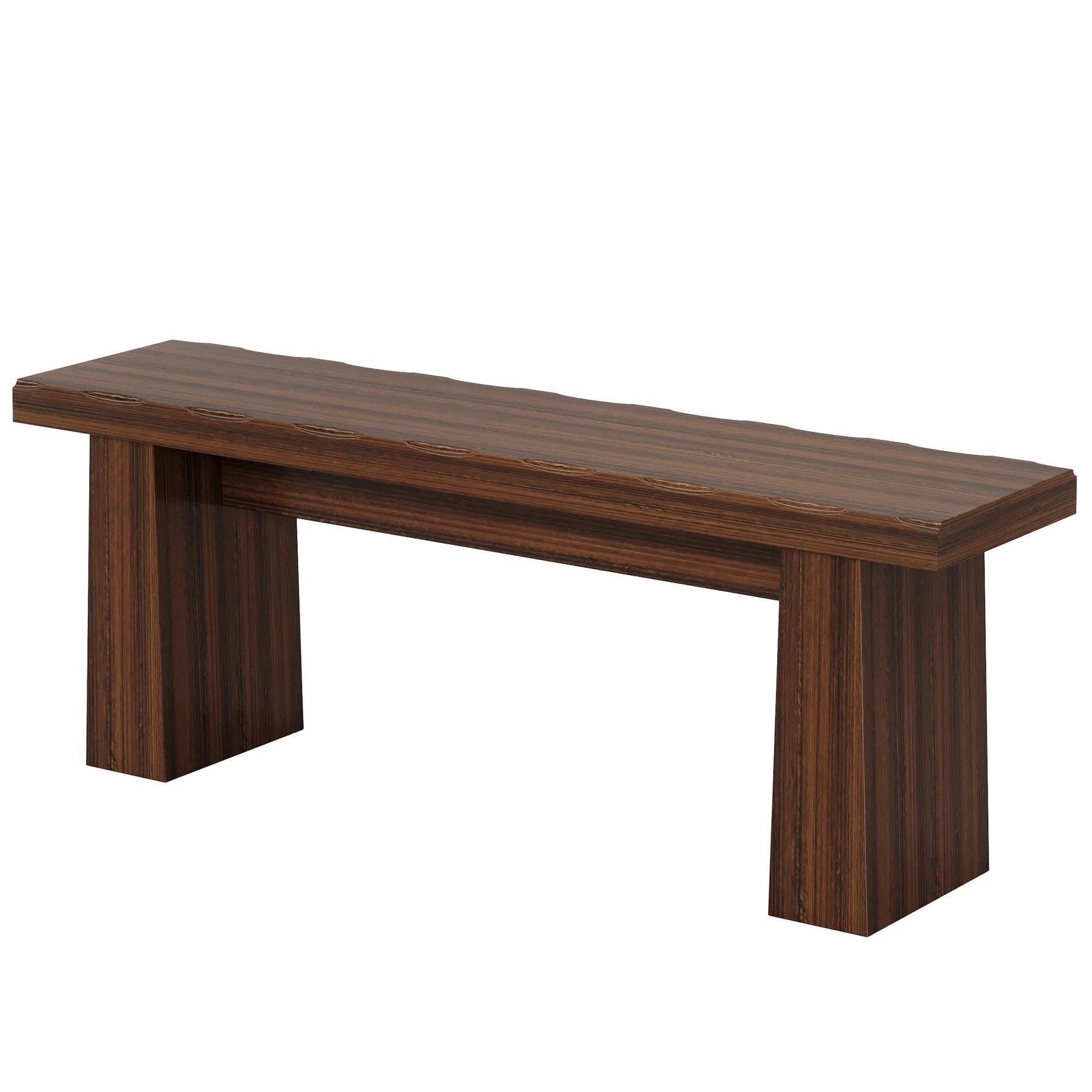 Fnova 48" Wooden Two - Person Backless Entryway Bench with Under - Bench Storage for Outdoor Garden - Product image 37