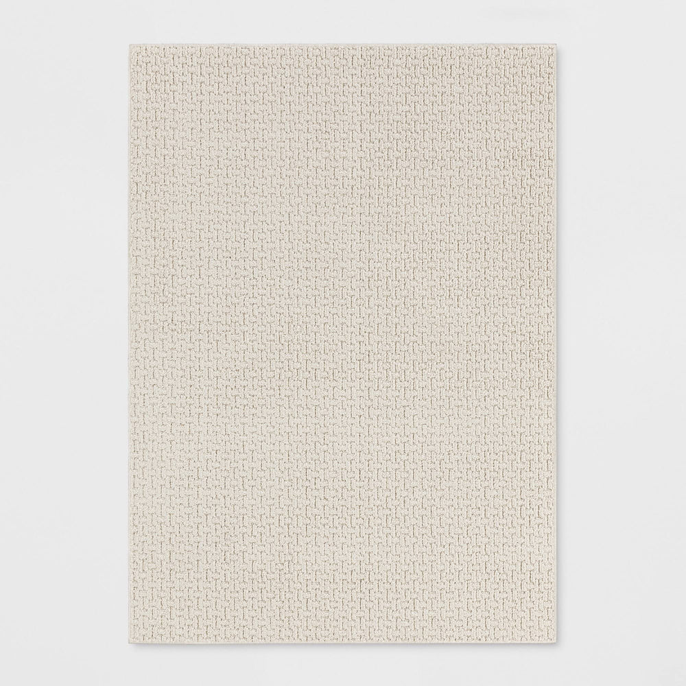 5'x7' Solid Washable Area Rug Tan - Made by Design