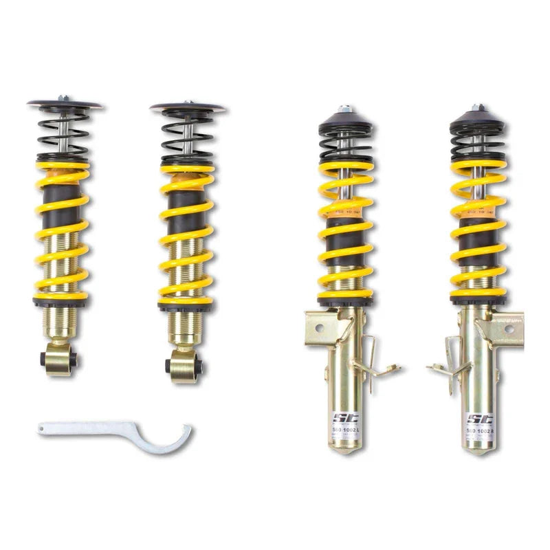ST Suspension ST X Coilover Kit Galvanized Steel (with fixed identifier) - VW Mk8 Golf / GTi