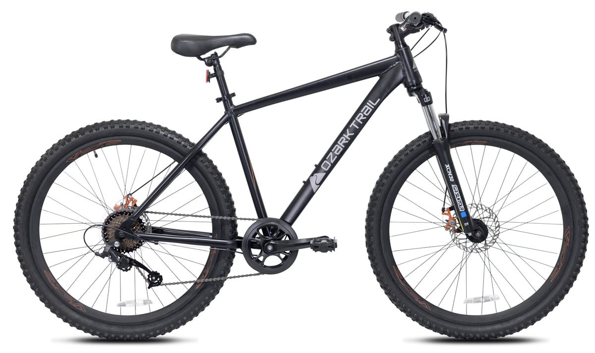 Ozark Trail 27.5" Vibe Mountain Bike, Medium Frame, Black, Adult, Unisex - Product image 1