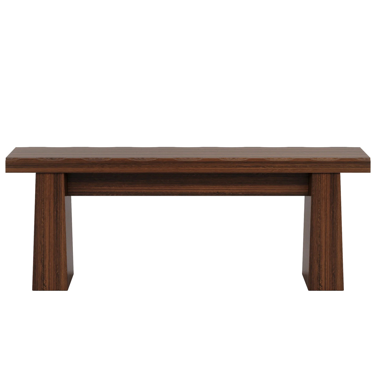 Fnova 48" Wooden Two - Person Backless Entryway Bench with Under - Bench Storage for Outdoor Garden - Product image 38