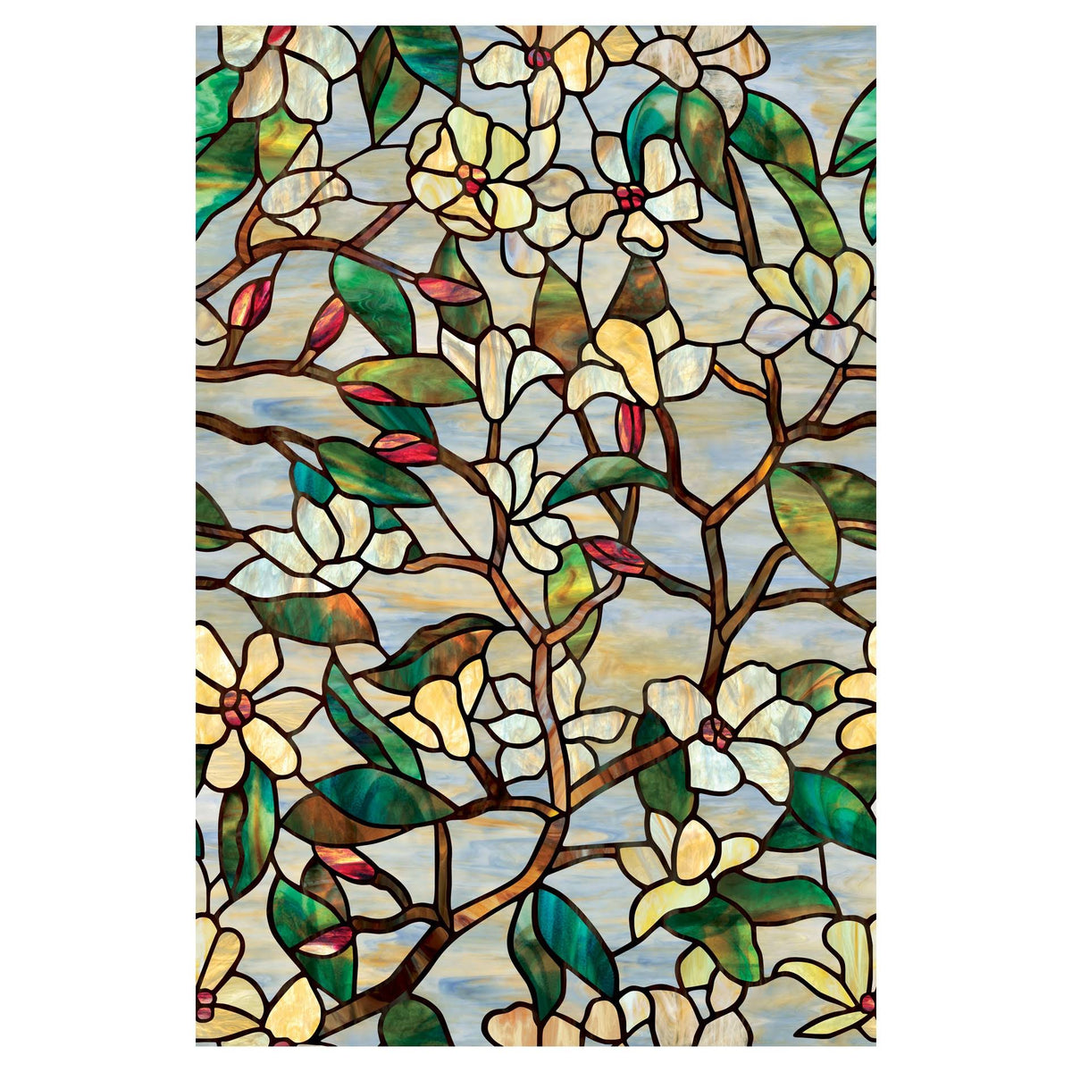 Artscape 01-0142 24" x 36" Summer Magnolia Window Film - Product image 1