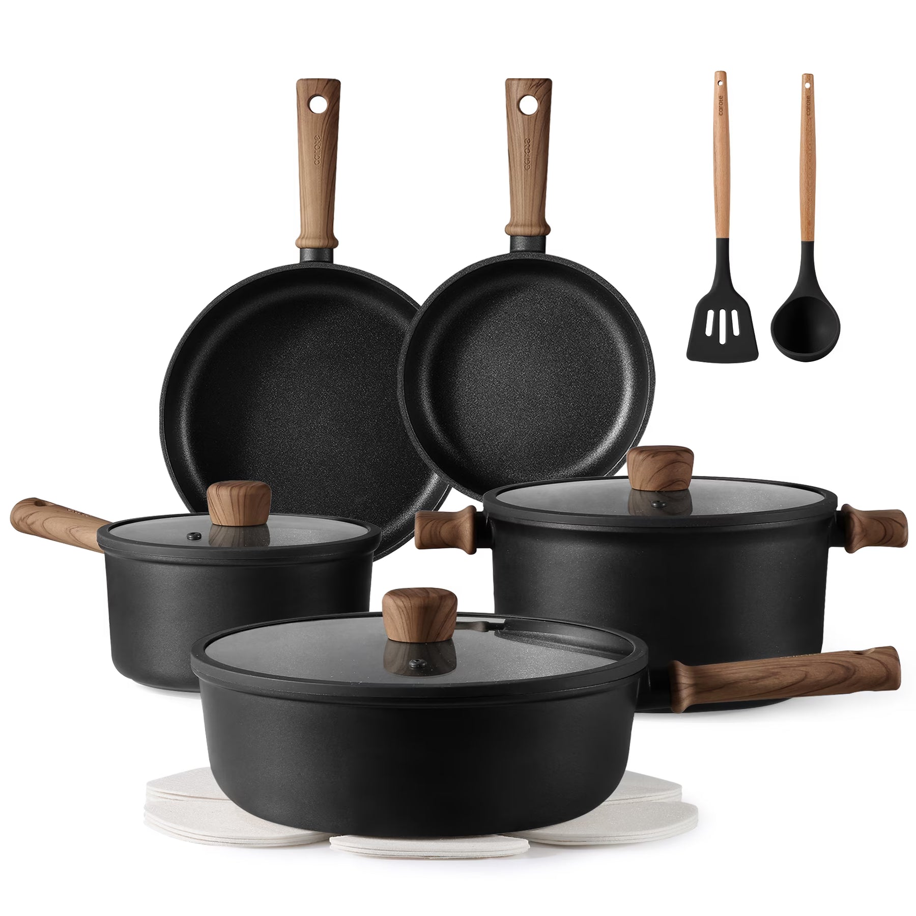 Carote 13 - Pcs Nonstick Cookware Sets, Pots and Pans with Stay - Cool Handles - Product image 1