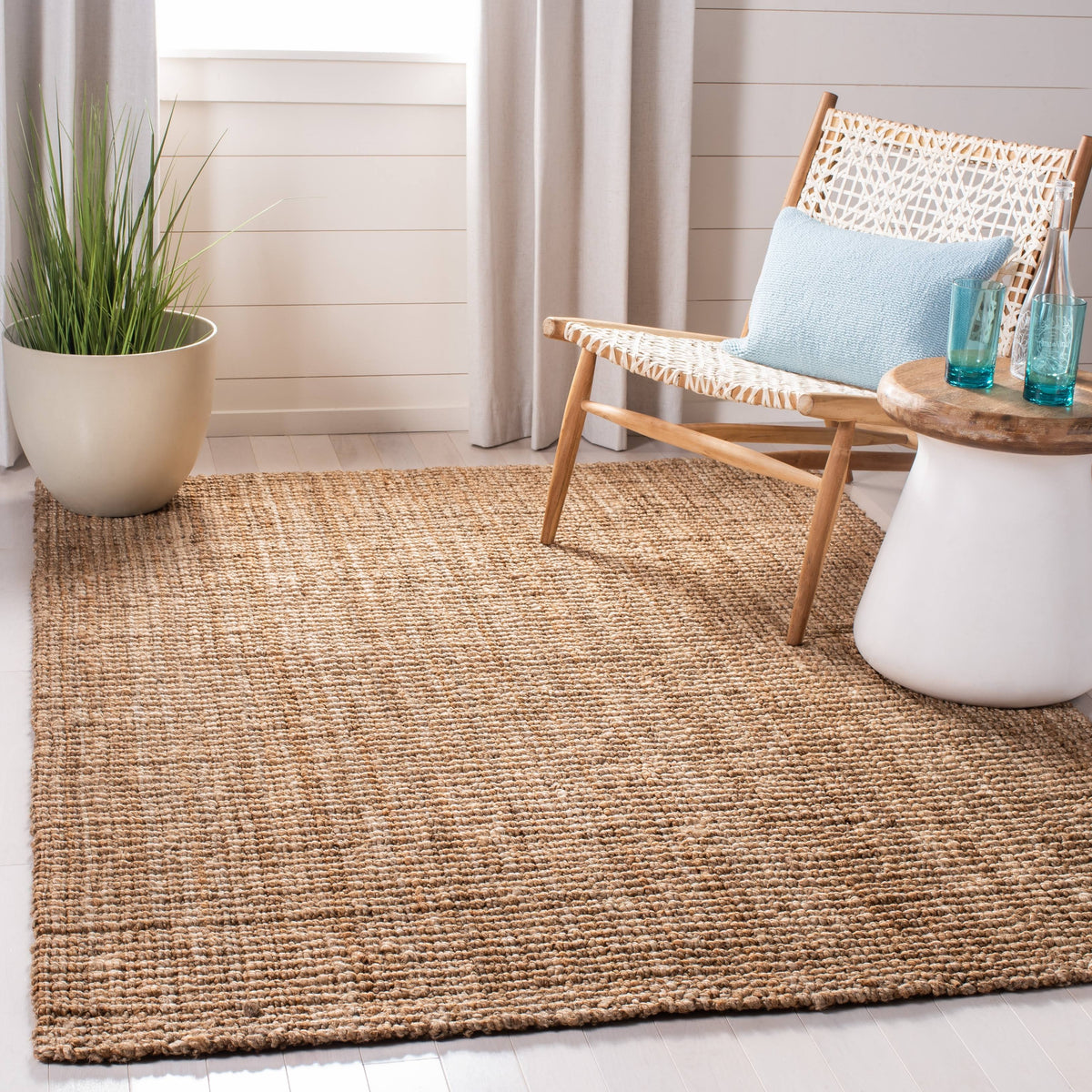 Martha Stewart Rug Collection MSR9551A - Natural - 6' x 9' - Product image 1