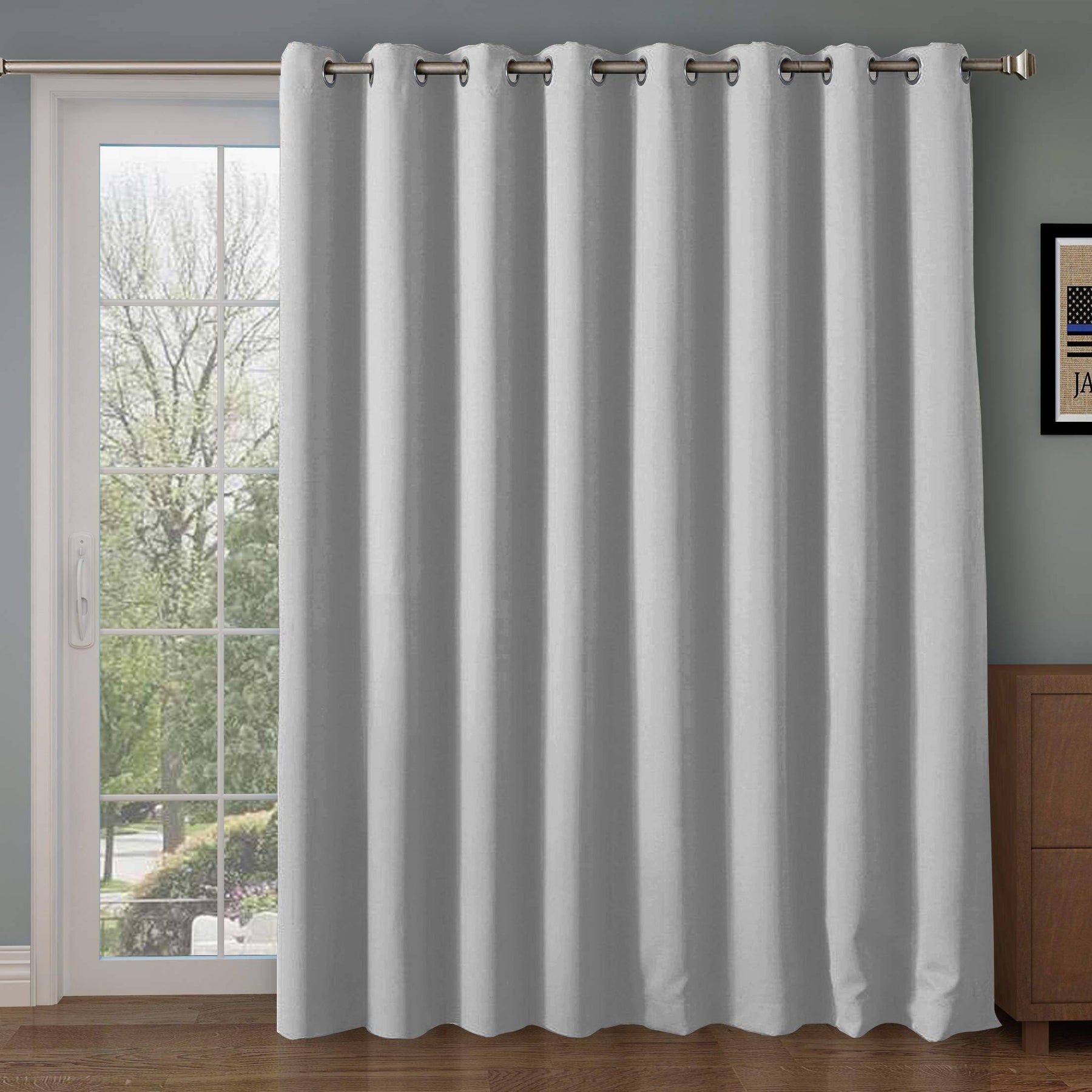 RHF Function Curtain-Wide Thermal Blackout Patio Door Curtain Panel, Sliding Door Insulated Curtains - Product image 1