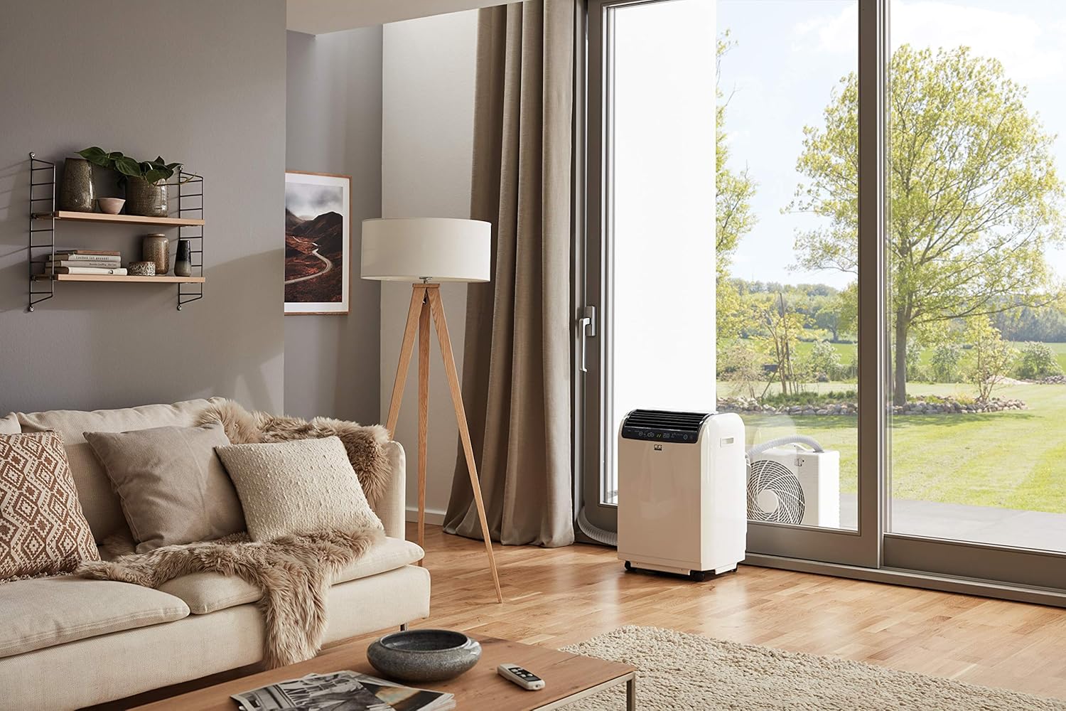 REMKO RKL 495 DC - Local air conditioner - Split - For approx. 120 m³ - Cooling power: 4 3 kW - With remote control