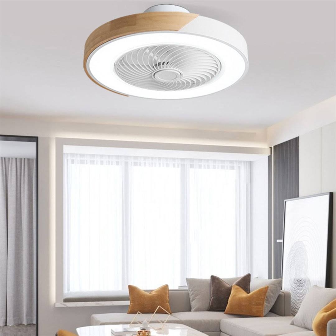 Modale 20" Ceiling Fan with LED Lights Corrigan Studio Finish: White - Product image 1