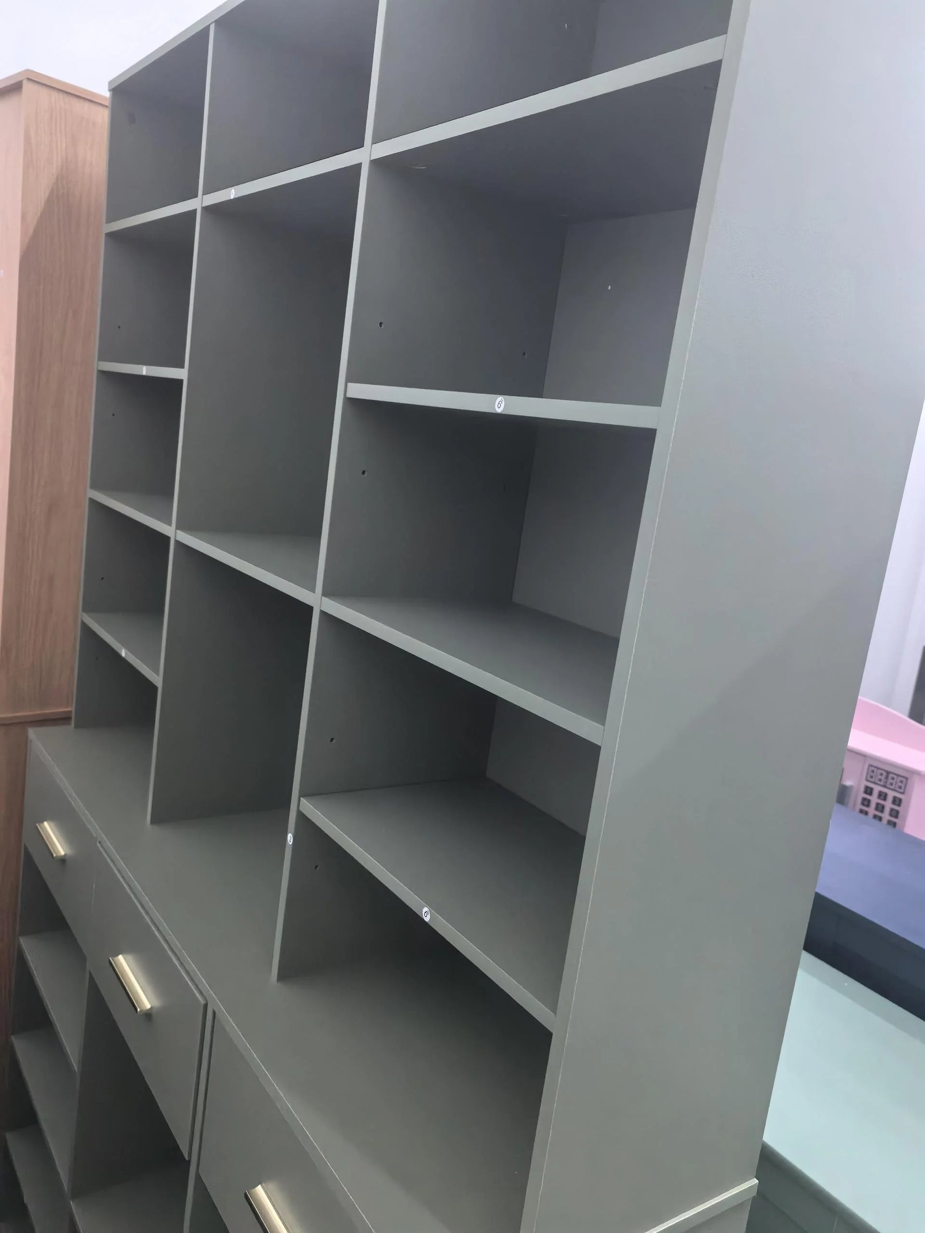 Homfa 75 - Inch Bookshelf and Bookcase with 3 Drawers, Wooden Storage Book Shelf with Adjustable Shelves - Product image 12