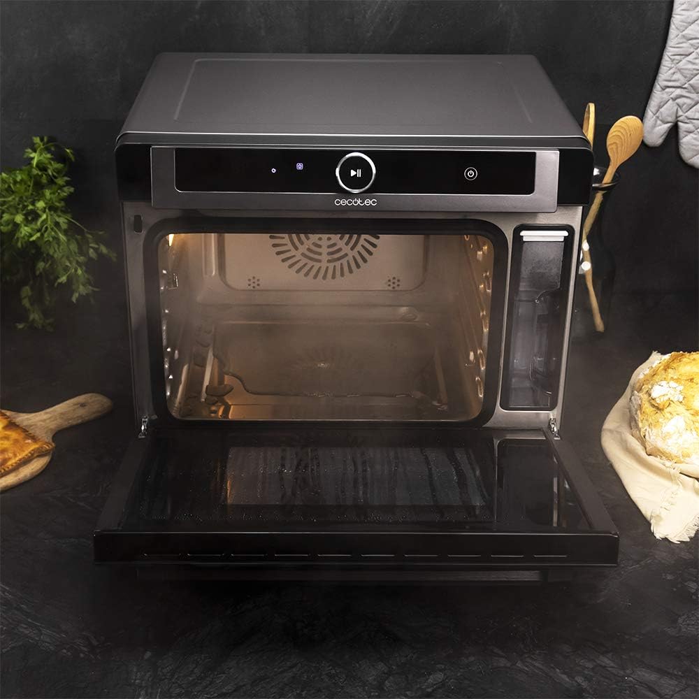 Cecotec Bake&Steam 4000 Combi Gyro steam oven. 3 in 1 oven: steam fusion, convection and oil fryer, capacity 40 liters, 7 functions, power 2400 W