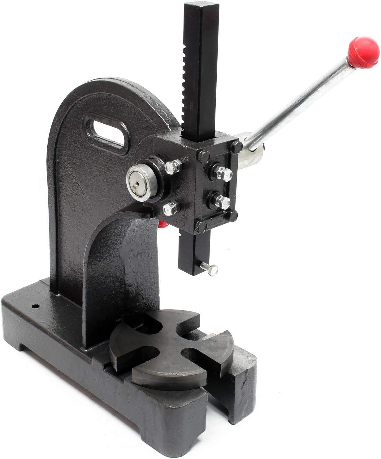 Lever press 1T Manual rack press Workshop tool Cast iron Compression force 2000 kg