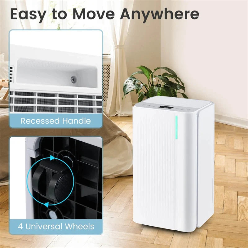 32 Pint Dehumidifier with 3.3FT Drain Hose, 24H Timer & 3-Color Indicator - Product image 10