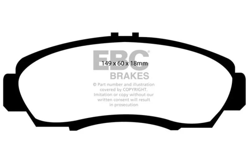 EBC - Front Yellowstuff Pad PN DP41610R