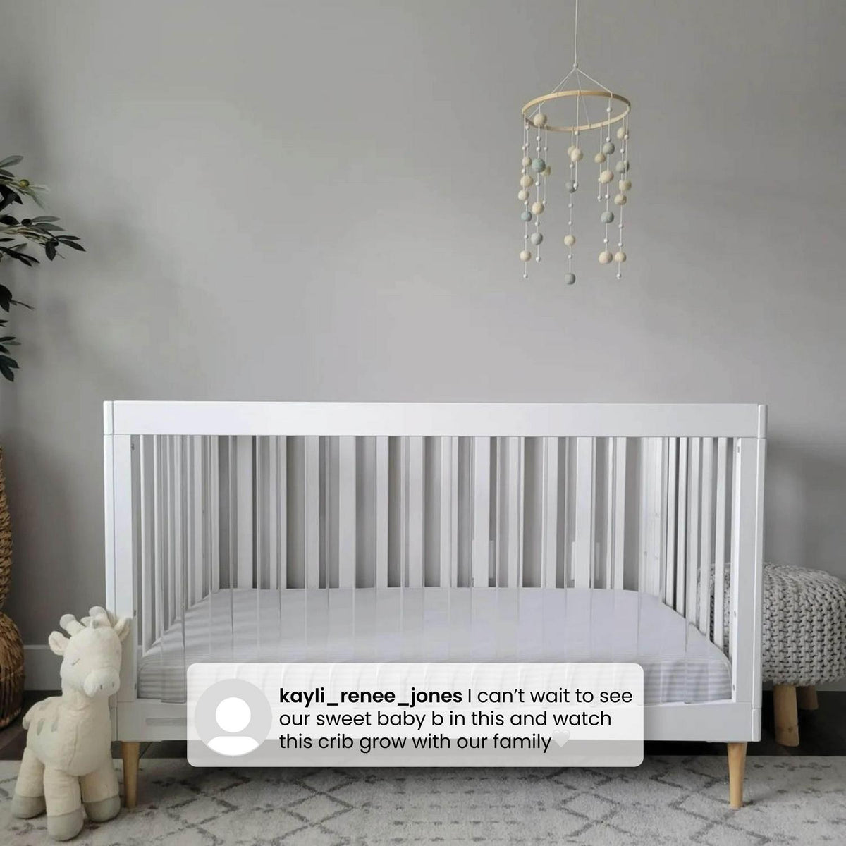 Delta Children Austin Acrylic 4 - in - 1 Convertible Baby Crib - Greenguard Gold Certified - Product image 9