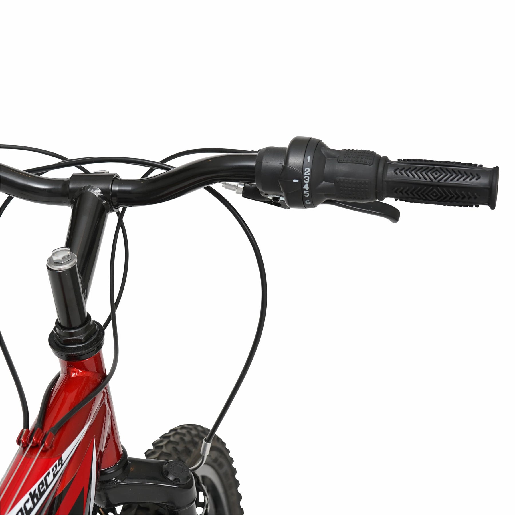 Hyper Bicycle 24" Shocker Mountain Bike, Kids, Red and Black - Product image 8